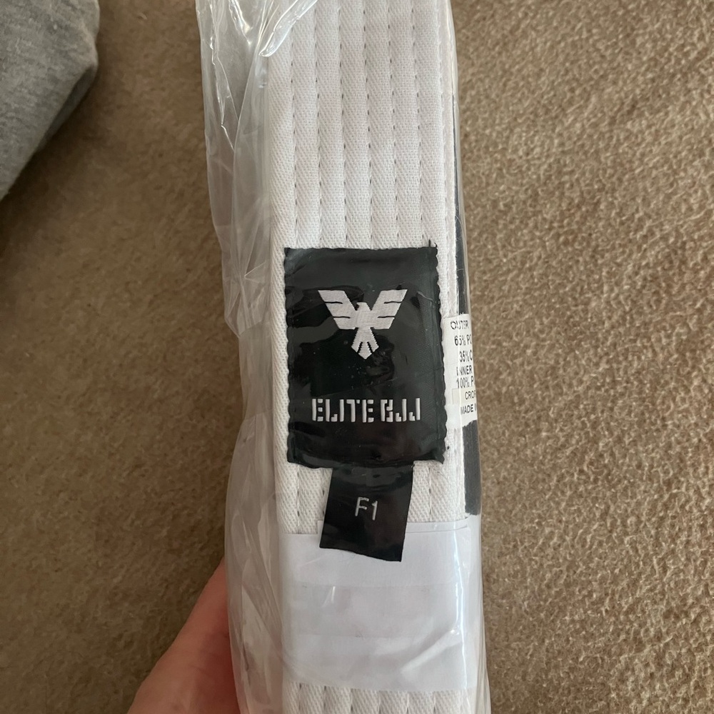 Brand New White Belt from Elite BJJ